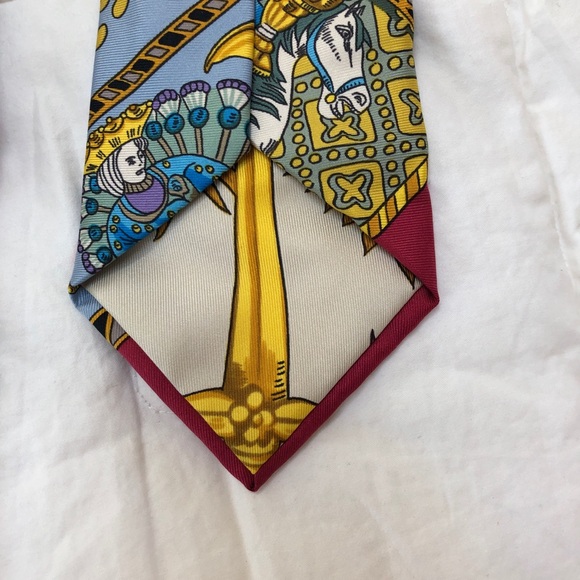 Hermes VTG Tie 80s Authentic - Picture 5 of 8